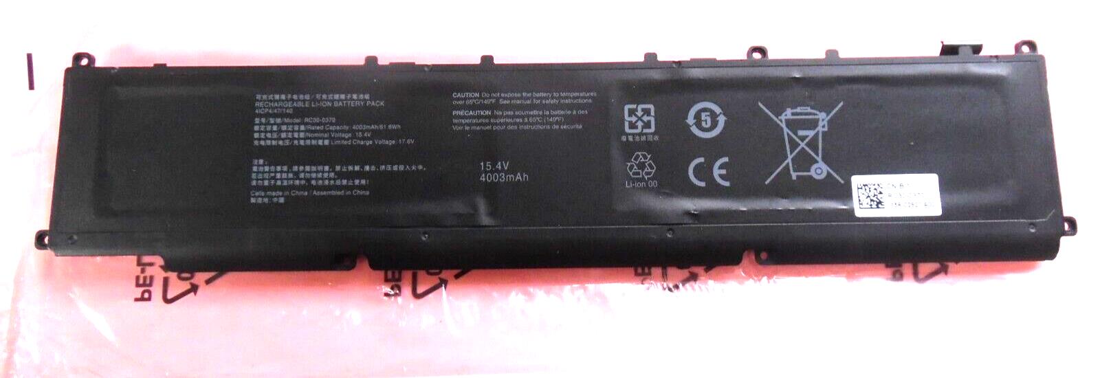 RC30-0370 Battery For Razer Blade Ryzen  14" 2021 2022 RZ09-0368 RZ09-0427 4000m