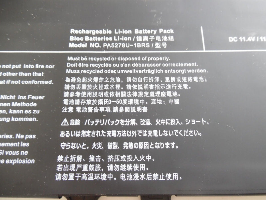 PA5278U-1BRS Battery For Toshiba Tecra X40-D X40-E X40-F Portege X30-D X30-E