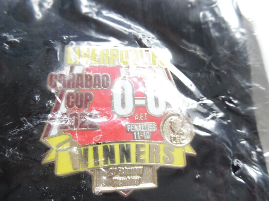 liverpool caraboa cup 2022 badge Vs Chelsea 0-0 Pin Bagde 3.5cm