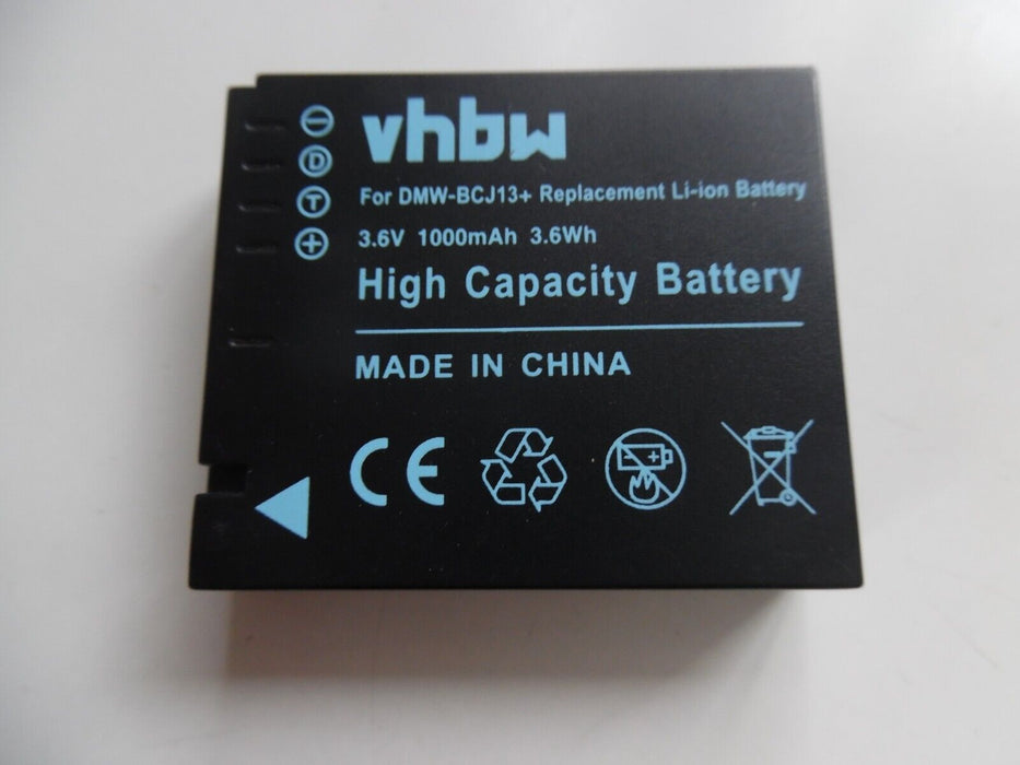 DMW-BCJ13+ Battery For Panasonic DMC-LX5 D-LUX5 LUX6 LUX7 BP-DC10