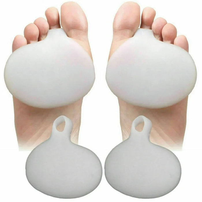 2 x Gel Metatarsal Sore Ball of Foot Pain Cushions Pads Insoles Forefoot Support