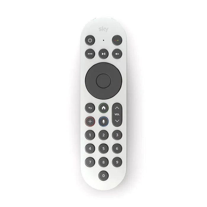 Sky Glass and Sky Stream TV Official Remote Control Ceramic White