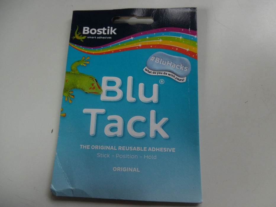 BLU TACK Original Bostik Sticky Blue Tack Reusable Strong Adhesive Blutack