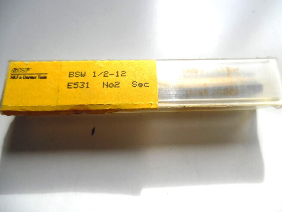 1/2 - 12 Metric Tap titanium Nitride Coated HSS Steel Straight Tap