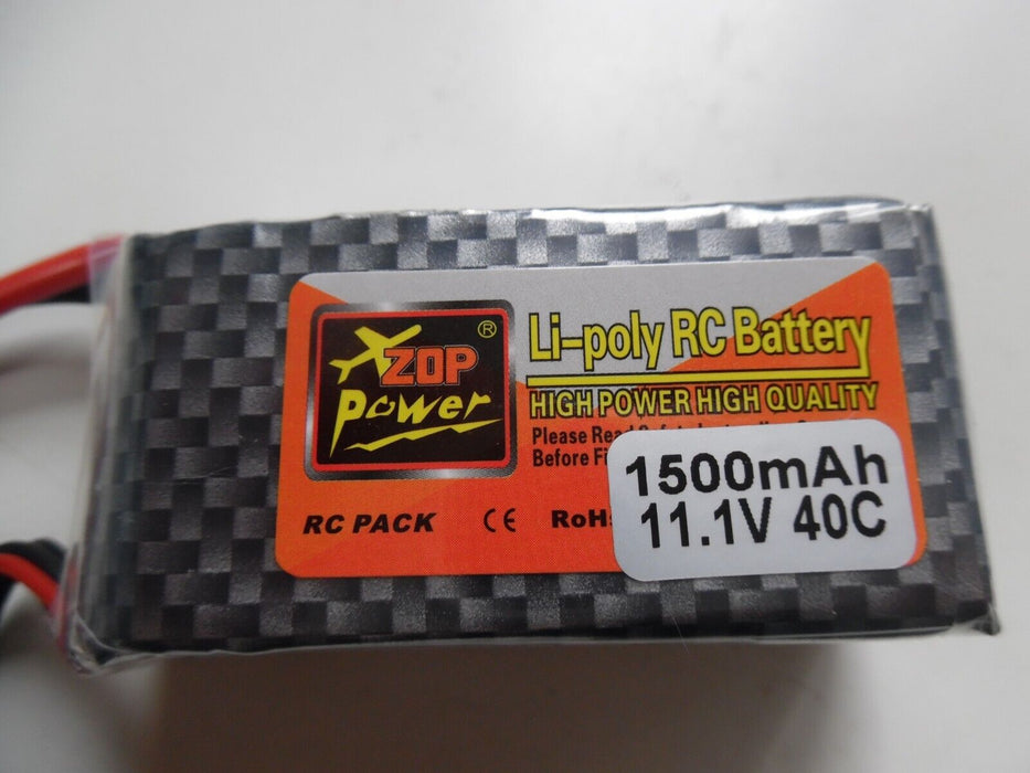 ZOP Power 11.1 V 1500mAh 100C 40C lipo battery for Rc