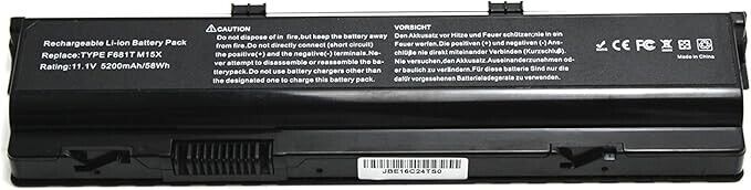 F681T D951T SQU-722 SQU-724 T780R 312-0210 Laptop Battery for Dell M15X P08G Ser