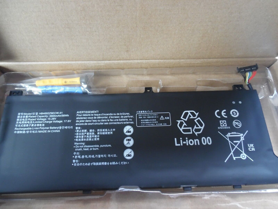 HB4692Z9ECW-41 battery for HUAWEI MagicBooK 14 d14 waq9r nblk-wax9x