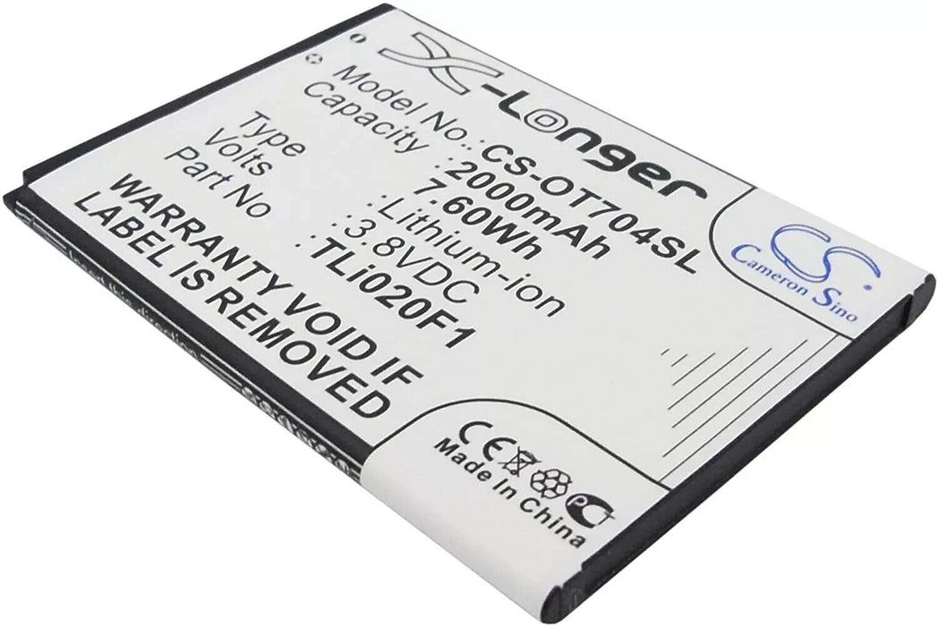 Genuine Cs-OT704SL Battery For VODAFONE V500 5042X OT-5042X Roya 7040 A450TL