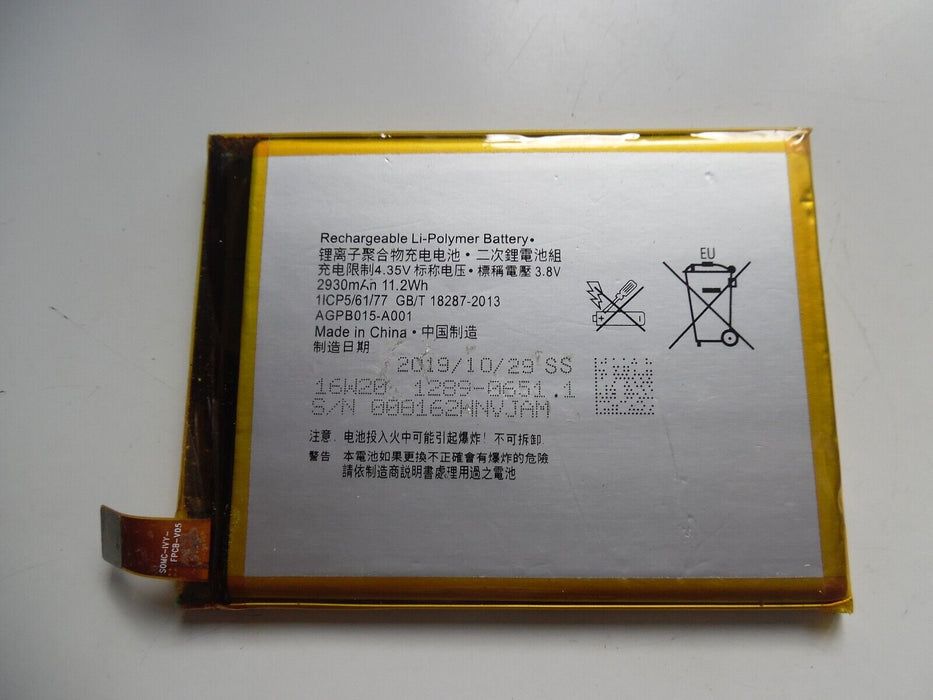 Battery for Sony Ericsson E6553 AGPB015-A001 E5506 E5533 UK