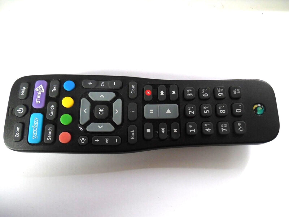 BT Vision RC2984501/02B Remote Control Black Wireless Infrared for Set Top Box