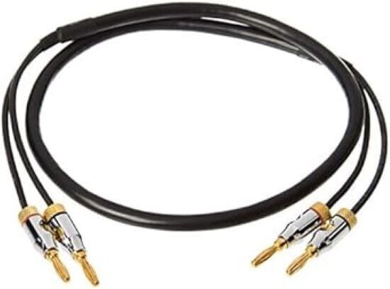 Amazon Basics 16AWG Speaker Cable with Gold-Plated Banana Tips (4mm) - CL2 - 99.