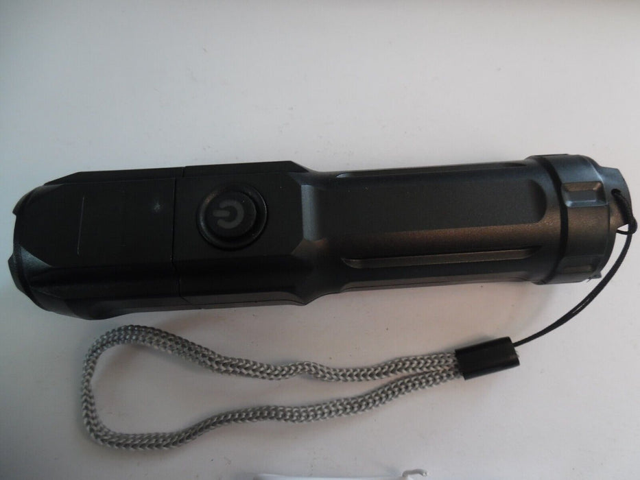 5" led torch rechargeable with strobe function