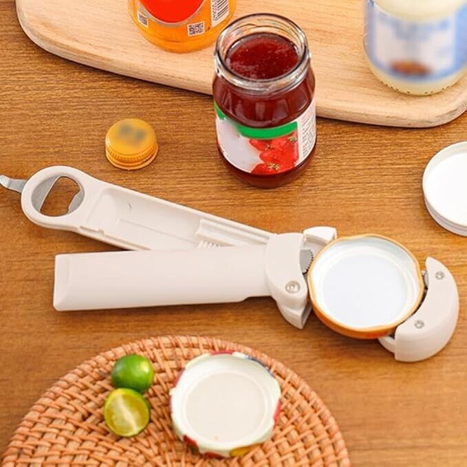 Multifunctional Retractable Can Opener Easy Jar Opener for the Elderly&Children