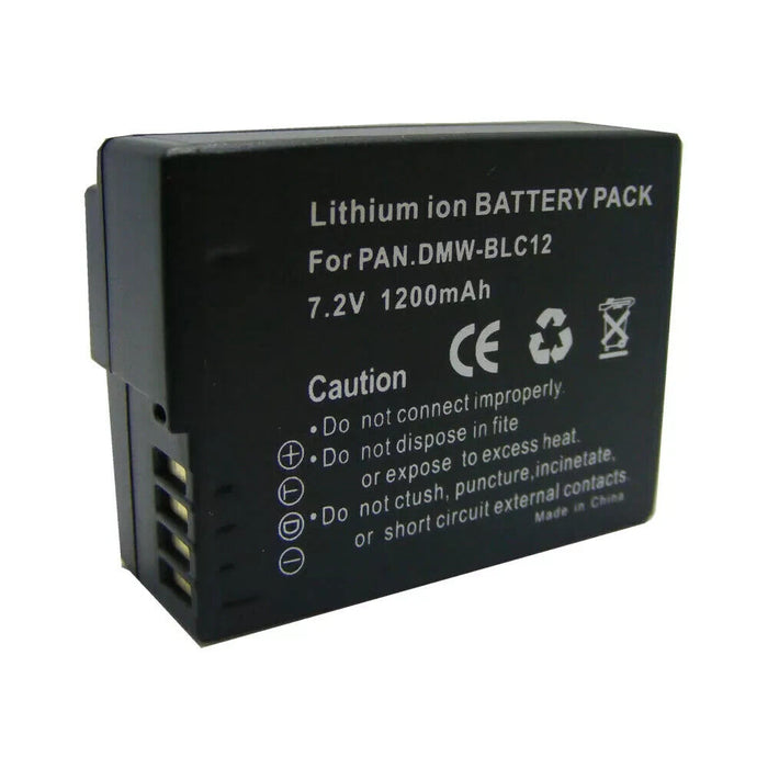 DMW-BLC12E DMW-BLC12 Battery For  Panasonic DMC-GH2 G5 G6 FZ200,FZ1000