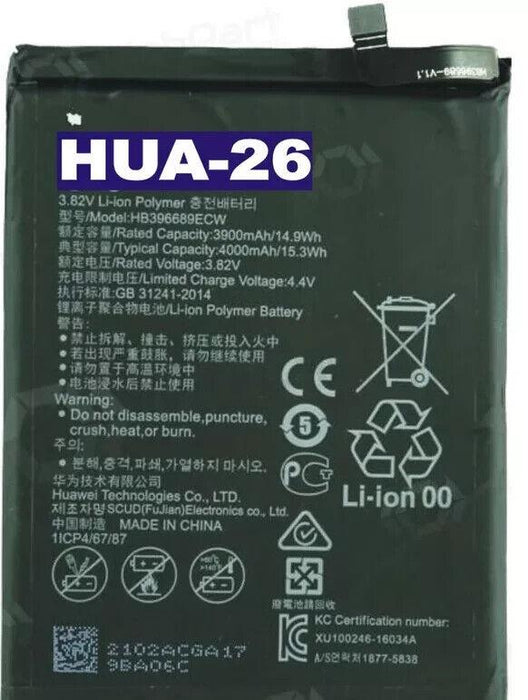 Replacement Battery Y7/ MATE 9/ MATE 9 PR0/ NOVA LITE PLUS/ Y9 2019 UK NEW