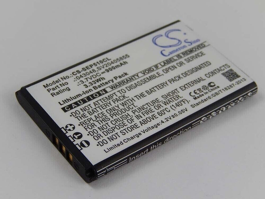 Battery for Swissvoice ePure L7 043048, C0487, SV20405855 3.7V Li-ion 900
