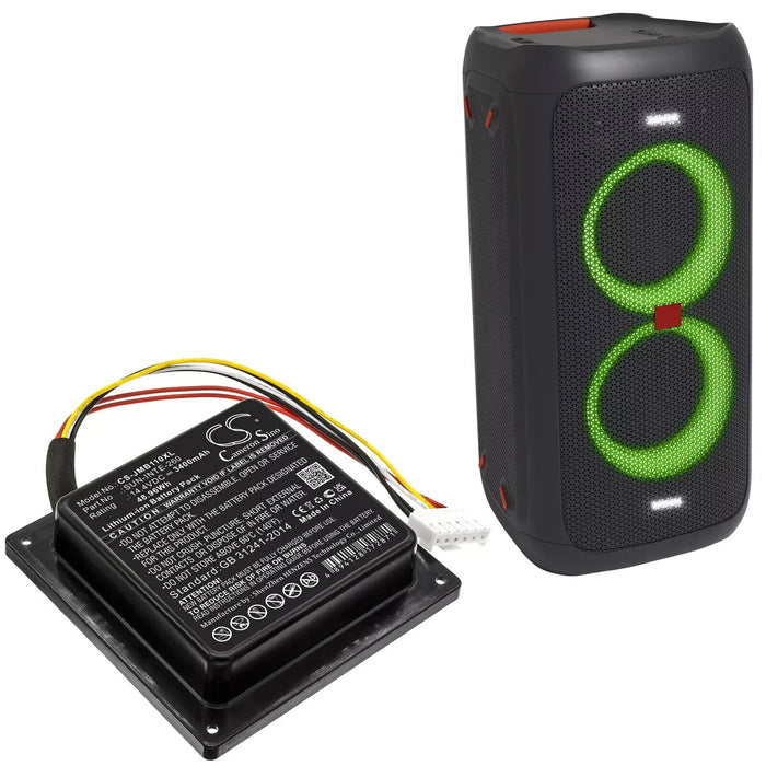 Battery for JBL PartyBox 100 SUN-INTE-260 Speaker CS-JMB110XL 14.4v 3400mAh