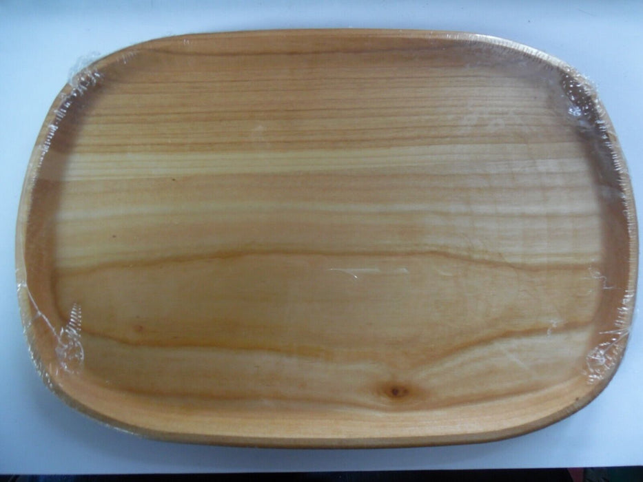 wooden serving dish 9.5" x 6"