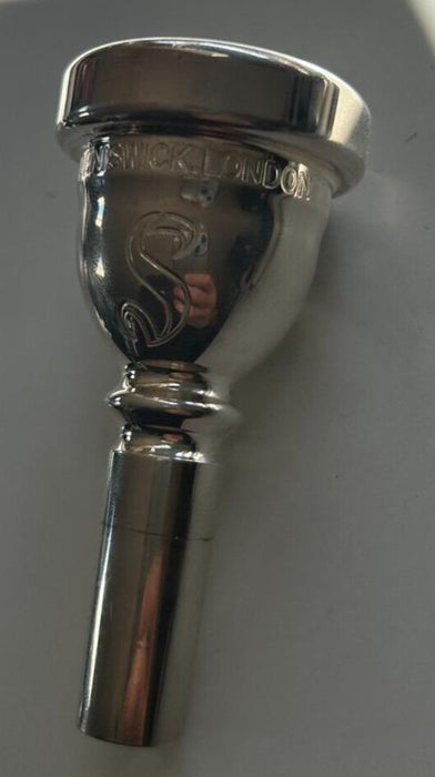 Denis Wick Euphonium Mouthpiece Sh Model Silver Plated Sh4 used