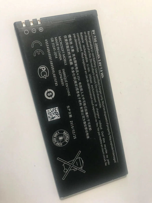 Nokia BV-T3G BV-T3G Battery Original Genuine For Microsoft Lumia 650