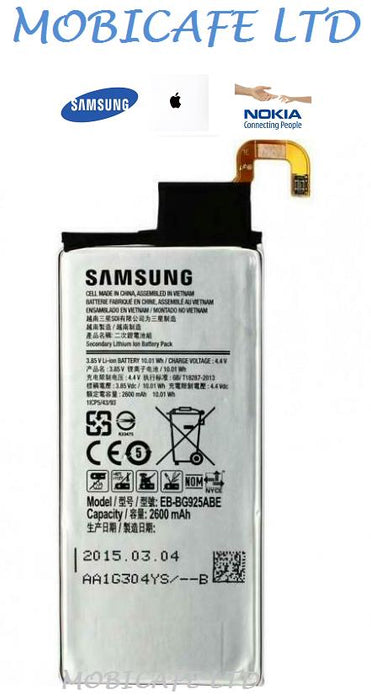 Genuine Samsung Galaxy S6 Edge Battery - EB-BG925ABE 2600mAh NEW