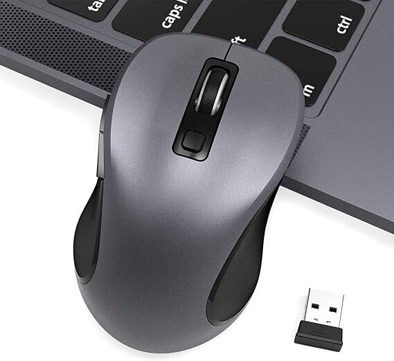 Wireless Mouse, TedGem 2.4G Portable Computer Mouse Optical USB Mouse Cordless M