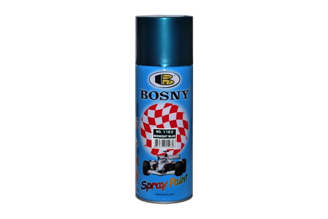 Bosny 1182 Metallic Midnight Multi Purpose Aerosol Spray Paint Can 400ml