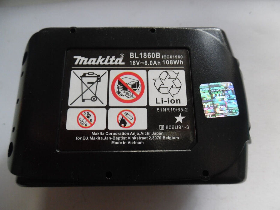 Genuine Makita 18V 6.0Ah Li-Ion LXT Battery BL1860 6AH New Star Battery BL1860B