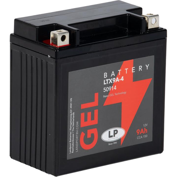 LTX9A-4 battery for Motorcycles 12v 9Ah CCA 150