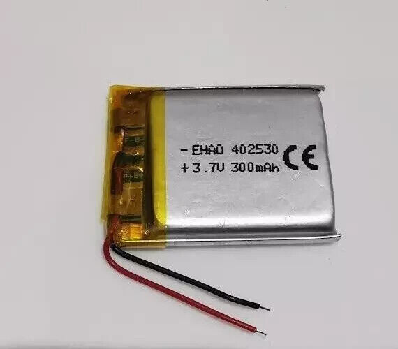3.7v 300mAh 402530 30x25x4mm Lithium Polymer Battery Li-po Lipo