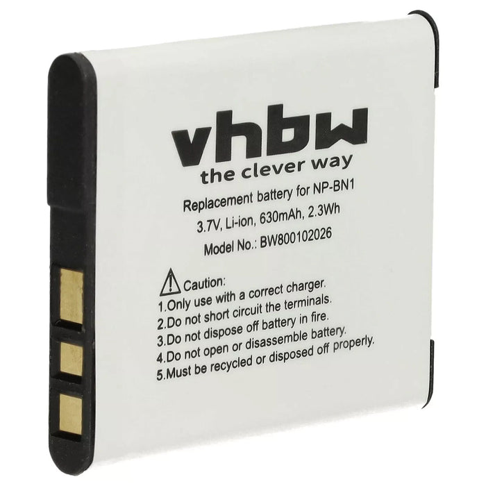 Battery for Sony NP-BN1 600mAh