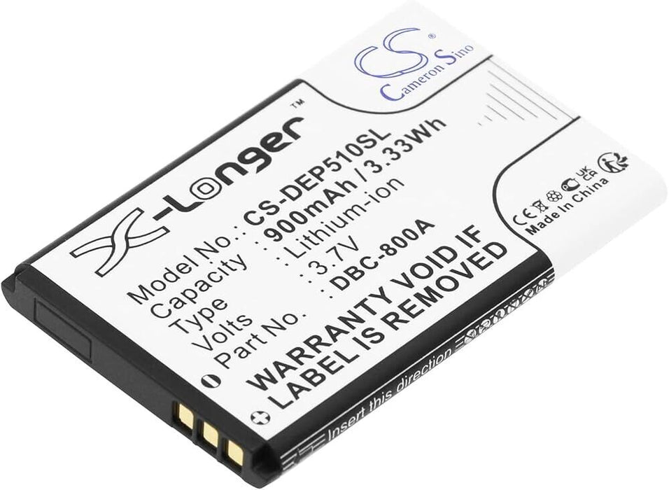 CS-DEP510SL Battery 900mAh compatible with [Doro] 1360, 1362, 2414, 401, 5030, 5