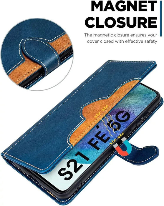 Hohosb Wallet Case w/ Card Slots  For Samsung Galaxy S21 FE 5G