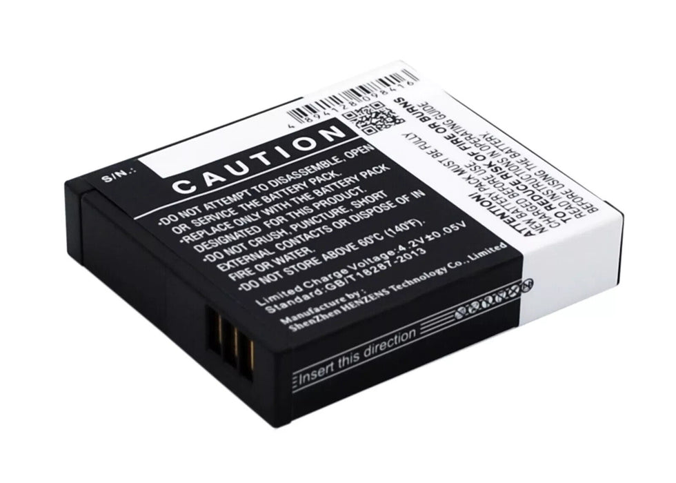 UK Battery for Rollei Actioncam 230 Actioncam 240 RL410B 3.7V RoHS