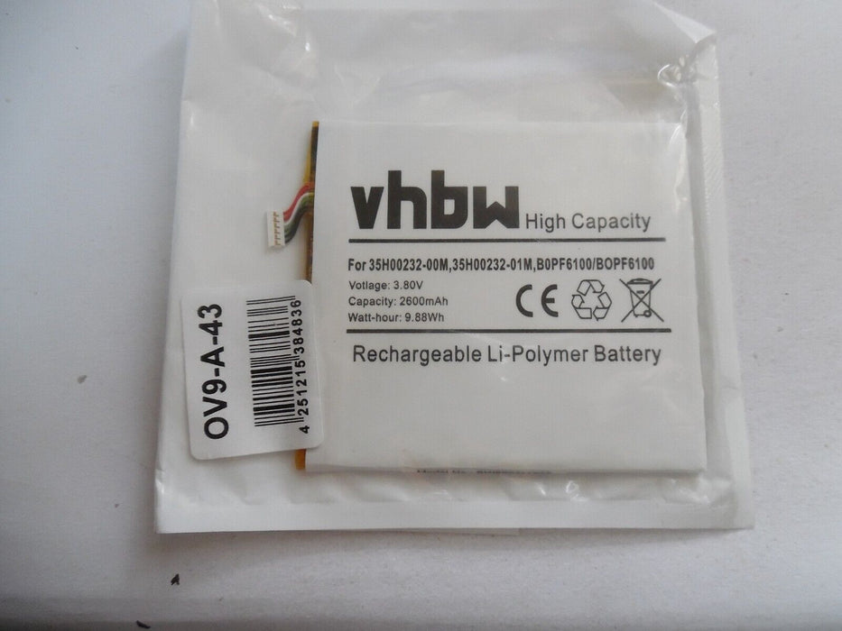 Battery for HTC D820us 35H00232-00M 35H00232-01M 3.8V RoHS
