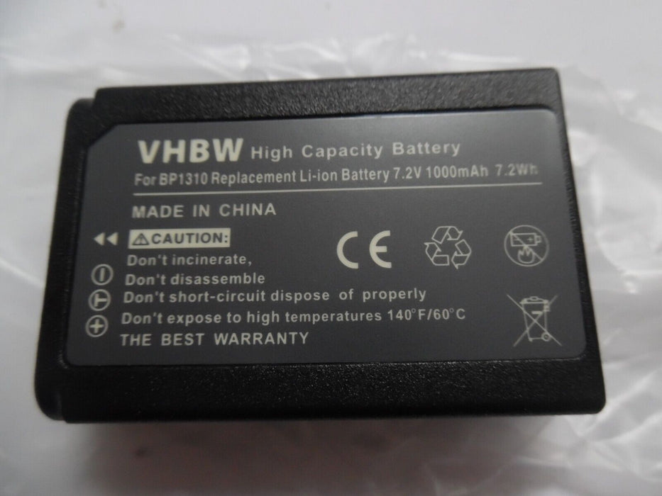 BP-1310 BP1310 Battery for SAMSUNG NX5 NX10 NX100 N11 NX20 Cameras 1000mAh