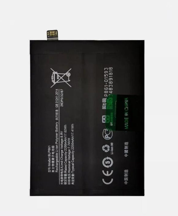 NEW REPLACEMENT ONEPLUS NORD 2 5G BATTERY BLP861 2250mAh  8.9V -UK SELLER