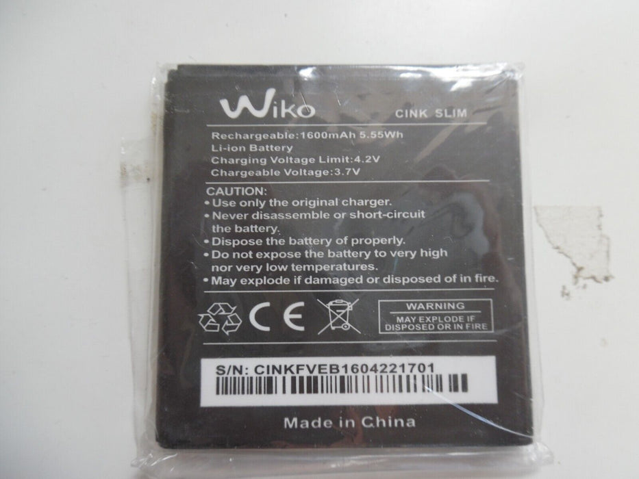 Battery for Wiko BLUSH Cink Slim CINK SLIM 2 BLUSH 1500mAh NEW