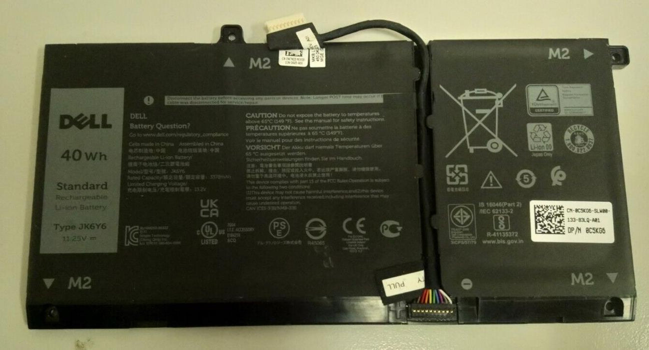 NEW GENUINE DELL VOSTRO 5300 5401 5501 LATITUDE 15 3510 40WH BATTERY JK6Y6 CF5RH