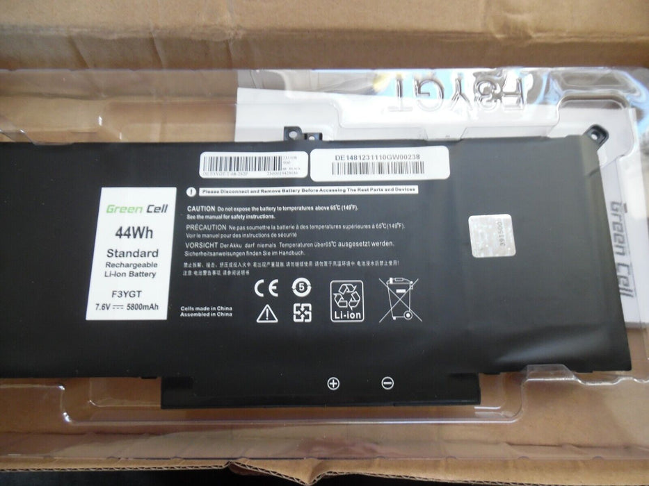 F3YGT DM3WC Laptop Battery for Dell Latitude 12 7280 7290 13 7380 7390 Series