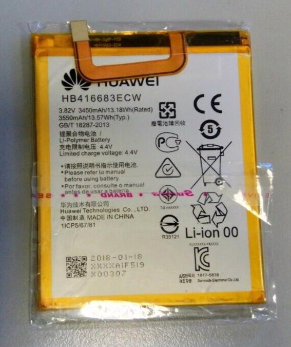 Genuine internal Battery For Google Huawei Nexus 6P HB416683ECW