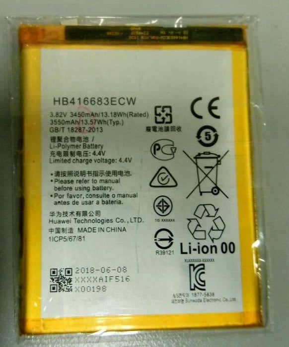 Internal Battery For Google Huawei Nexus 6P HB416683ECW