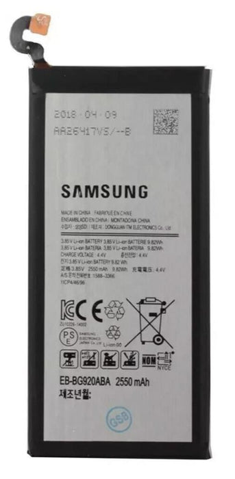 Samsung EB-BG920ABE 2550mAh Li-ion Battery For Samsung Galaxy S6 USED