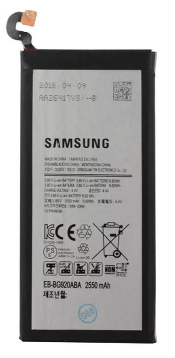 Samsung EB-BG920ABE 2550mAh Li-ion Battery For Samsung Galaxy S6 USED