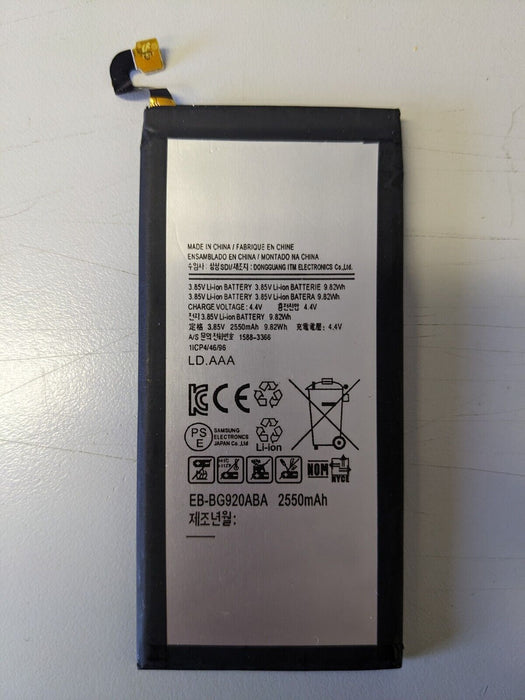 Replacement EB-BG920ABE 2550mAh Li-ion Battery For Samsung Galaxy S6 NEW