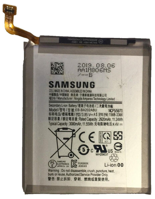 Genuine Samsung A20e A20 A10e A102 SM-A202F DS A202F Battery EB-BA202ABU 3000mAh