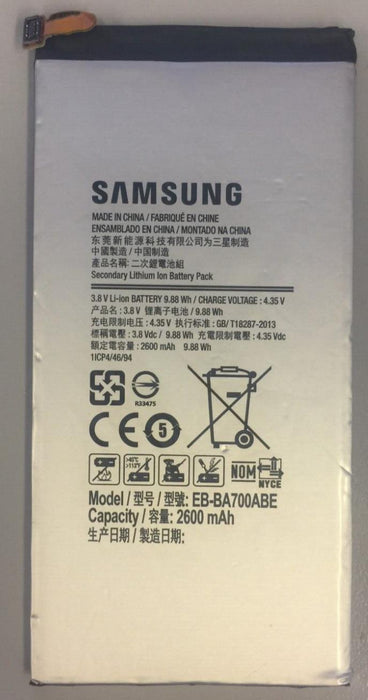 Samsung Galaxy  Battery EB-BA700ABE 2600mAh-A7 SM-A700 USED