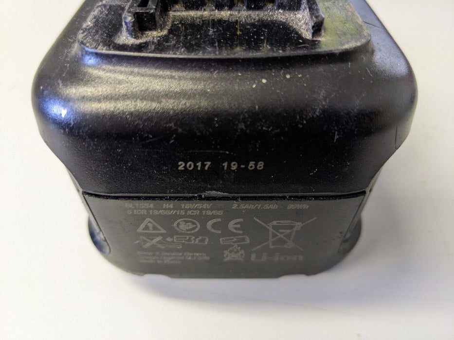 Black & Decker Dual Volt BL1554-XJ 54V 1.5Ah Li-ion Battery USED