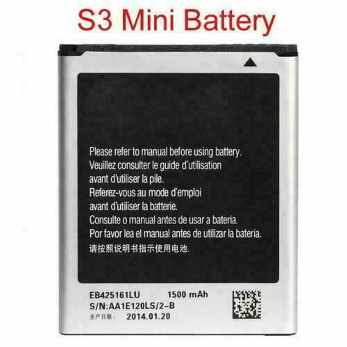 Samsung Galaxy S3 Mini GT-I8190 Battery EB-425161LU EB-L1M7FLU 3 Pin 1500mAh UK