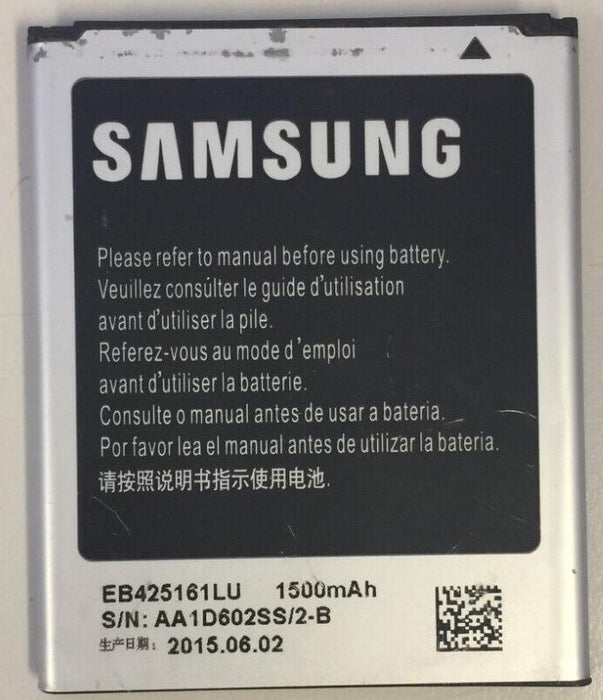 USED Samsung Galaxy S3 Mini GT-I8190 Battery EB-425161LU  3 Pin 1500mAh